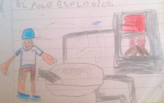 Biodigestor, caldera y Polito trabajando
