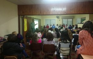 Presentación del proyecto en Escuela Secundaria Nº 6 de Chasicó