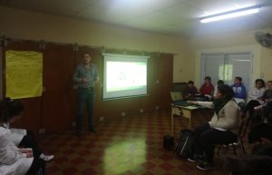 Presentación del proyecto en Escuela Secundaria Nº 6 de Chasicó