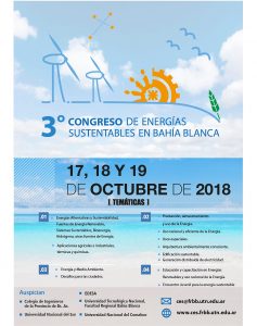 3º Congreso de Energías Sustentables en Bahía Blanca